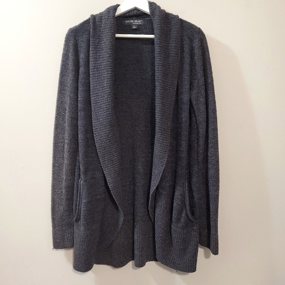 Barefoot Dreams - Gray Cozy Chic Lite Circle Cardigan - Size M